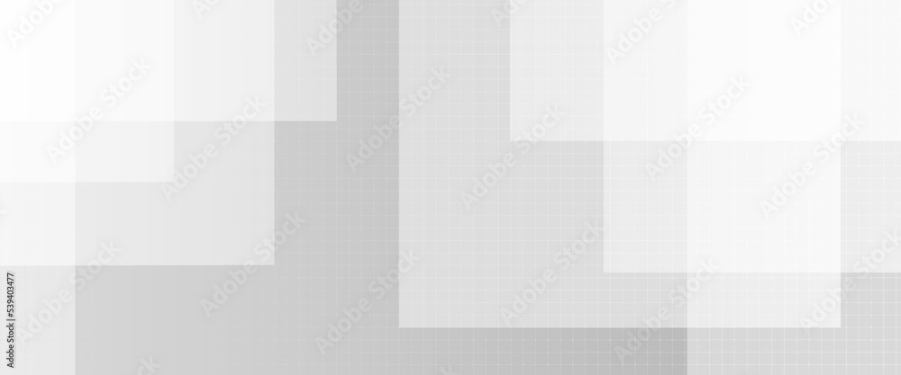 Poster abstract white gray vector background. semi-transparent gradient rectangles texture