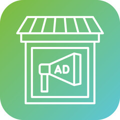 In Store Ads Icon Style