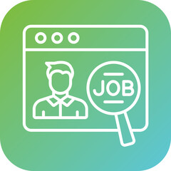 Job Search Website Icon Style