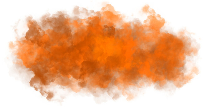 orange smoke background