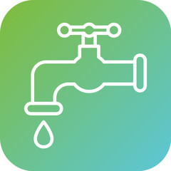 Water Tap Icon Style