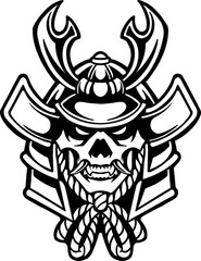 Ronin Samurai Warrior Outline Vector illustrations for your work Logo, mascot merchandise t-shirt, stickers and Label designs, poster, greeting cards advertising business company or brands.