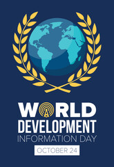 World Development Information Day Poster Design