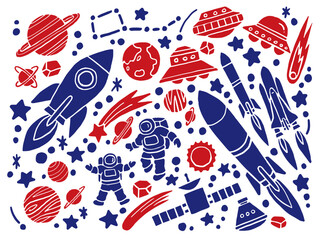 宇宙のイメージイラスト