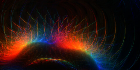 Fraktal Design Hintergrund Motiv für Druck und Web