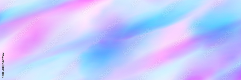 Poster horizontal pastel holographic design for pattern and background
