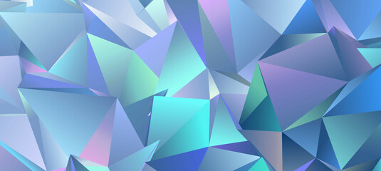 Obraz premium Abstract Low-Poly background. triangulated texture. Design 3d. Polygonal geometrical pattern. Triangular modern style