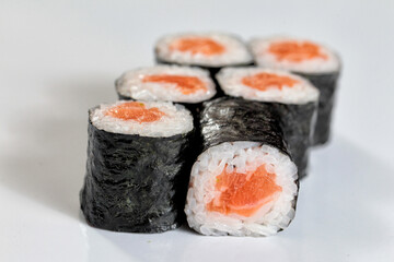 sushi on a plate