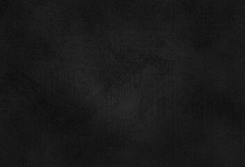 Black concrete plaster wall texture backdrop background. grunge texture. dark wallpaper.