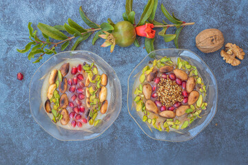 Traditional delicious Turkish dessert; Ashura (Asure)