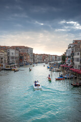 Pôr-do-Sol no Grande Canal - Veneza