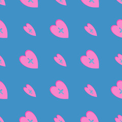 Seamless  pattern, Love concept. Design for wrapping paper,  fabric pattern, background, card, coupons, banner, Used to decorate the festival