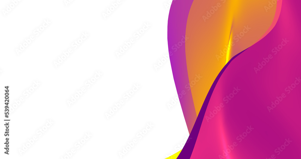 Aufkleber wave colorful ink background with copyspace for presentation. background for brochure cover. flat de