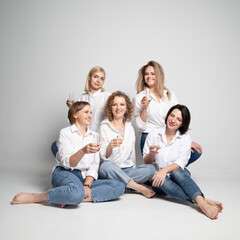 Obraz premium happy family of four