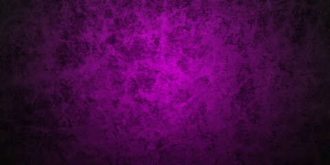 Dark black and purple stone grunge concrete cement blackboard chalkboard wall floor texture. Black and purple anthracite dark grunge old texture panorama backdrop background.