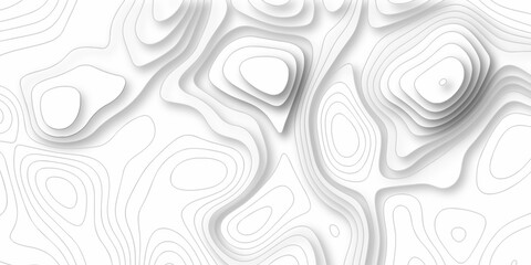 Topographic patter line map background. silver line topography maount map contour background, geographic grid. Abstract vector illustration.	
