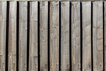 Gray Wooden Fence