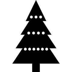 Christmas tree black