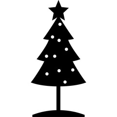 Christmas tree black