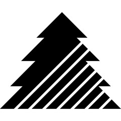 Christmas tree black