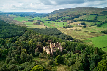 Lennox Castle from the air