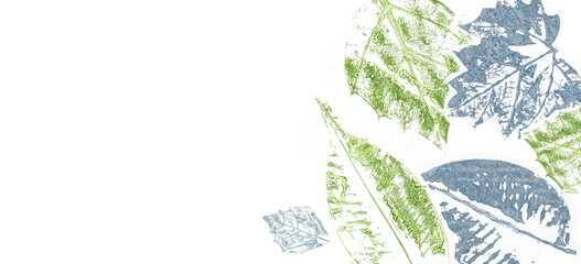 background of leaves card	