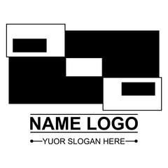 Black Vector Logo, You Can Change The Color As You Like. Isolated White Color