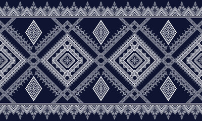Geometric ethnic flower pattern for background,fabric,wrapping,clothing,wallpaper,Batik,carpet,embroidery style.