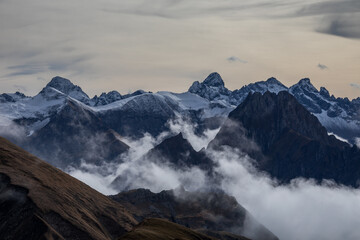 Die Oberstdorfer Alpen - Nebelhorn im Herbst