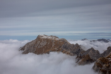 Die Oberstdorfer Alpen - Nebelhorn im Herbst