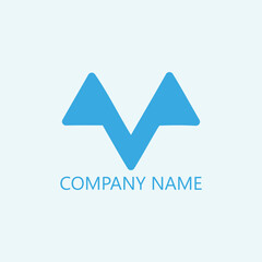 Vector elements company logo design for your. Flat Vector Logo Design Template Element.