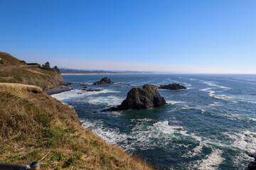 Rocks in the Pacific Ocean