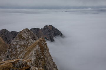 Die Oberstdorfer Alpen - Nebelhorn im Herbst