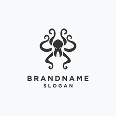 Octopus logo template vector illustration design