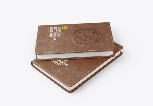 Leather Notebook Mockup