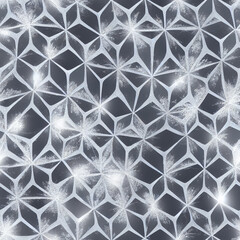 Fototapeta premium 3d rendering winter background, abstract frozen pattern with hoarfrost