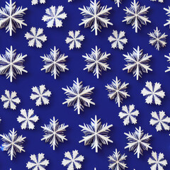 christmas winter pattern, background with snowflakes