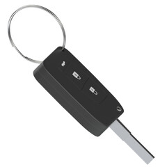 3d rendering illustration of a car key