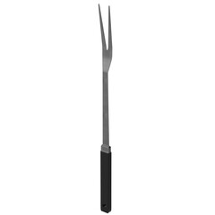 3d rendering illustration of a carving fork kitchen tool