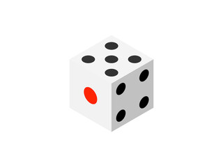 アイソメトリックサイコロ：5
