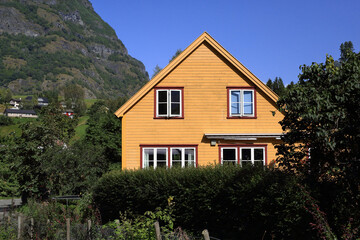 Small towns, houses and amazing scenery in the Norwegian fjords