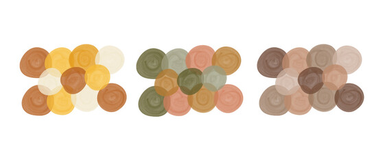 set of  abstract watercolor ,hand drawn watercolor design 