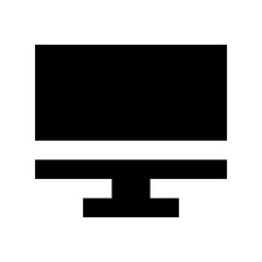 LCD Flat Vector Icon