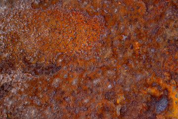 Metallic orange rust texture grunge abstract background
