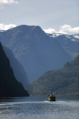 Small towns, houses and amazing scenery in the Norwegian fjords