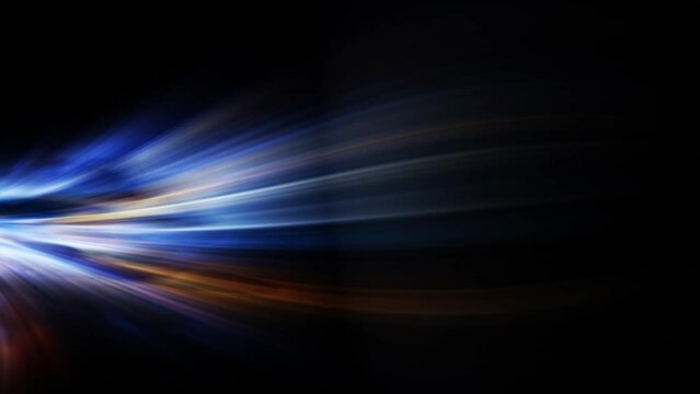 Glittering light beams from specific light source