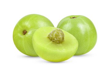 Indian gooseberries on transperent png