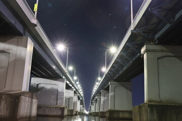 琵琶湖と琵琶湖大橋