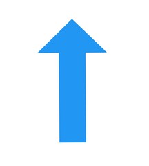 Arrow up icon , blue arrow up icon 