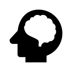 Human Brain Flat Vector Icon